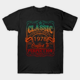 Vintage 1978 Limited Edition 46 Year old 46th Birthday T-Shirt